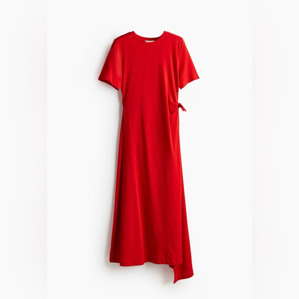 H&M cotton midi dress